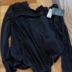 Black Long Sleeve work out Top by gap